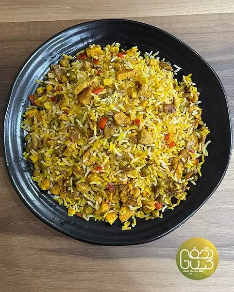 طرز تیه یونانی پلو با برنج ایرانی معطر گیلان